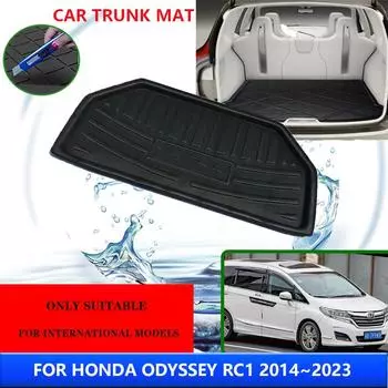 Коврик в багажник автомобиля для Honda Odyssey RC1 2014~2024 2015 2019 2024 устойчивый к высоким температурам коврик для хранения аксессуары для интерьера