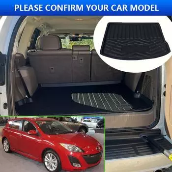 Коврик в багажник автомобиля для Mazda3 Mazda 3 BL Hatchback 2010~2013 2011 2012 Термостойкий коврик для хранения Аксессуары для интерьера