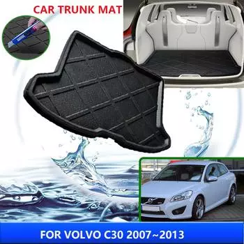 Коврик в багажник автомобиля Volvo C30 2007 2008 2009 2010 2011 2012 2013 устойчивый к высоким температурам коврик для хранения аксессуары для салона автомобиля