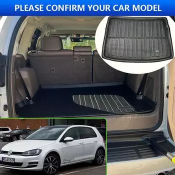 Коврик в багажник для Volkswagen VW Golf 7 Mk7 2015~2024 2017 2018 2020 термостойкий коврик для хранения аксессуары для интерьера