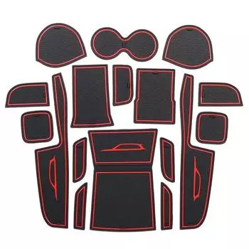 Коврик в дверной проем автомобиля Suzuki Vitara 2016 2017 2018 2020 2024 2024 2024 Car Gate Groove Pad Console Cup Holder Insert Coaster