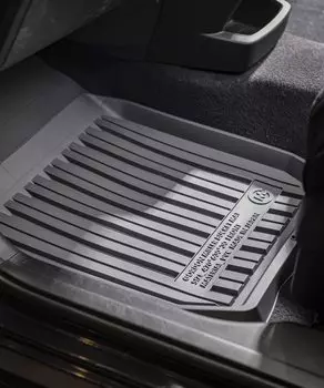 Коврик-ведро GORDON MILLER из ПВХ для передней части, темно-серый, свободный размер 1678892 темно-серого