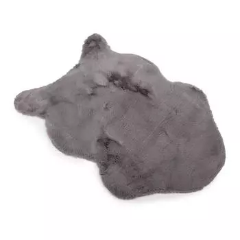 Коврик Woodland из кожи антрацита 60х90см, смешанный ЮЖНЫЙ ВЕТР 90 серый