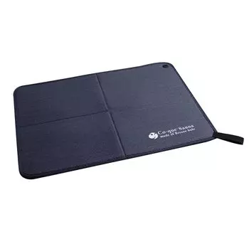 коврик x Складной Толщина 4 мм Подушка Большие вентиляционные отверстия Не заложена духота Можно стирать в стиральной машине Быстросохнущий Унисекс Темно-серый [co-que] Сауна 39,2 см 29,7 см