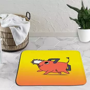 Коврики «Человек с бензопилой» Pochita, детский коврик с рисунком из мультфильма для гостиной, ванной комнаты, нескользящий декоративный ковер 1