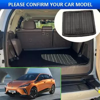 Коврики для багажника MG4 EV EH32 Mulan 2024 2024 2024 Чехлы для заднего багажника автомобиля Напольные подкладки для хранения Подушки для багажного лотка Аксессуары