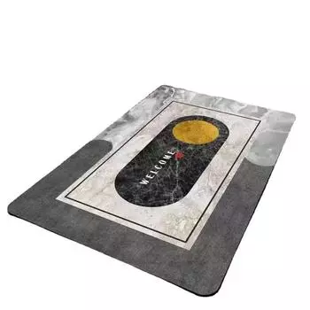 Коврики для бытового использования, впитывающие грязь из диатома, быстросохнущие нескользящие коврики для ванных комнат, коврики для туалетных дверей 40*60cm Absorb water