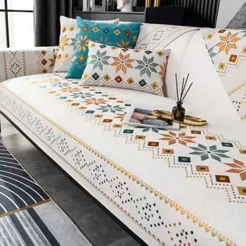 Коврики для дивана универсальны в любое время года, просты и современны, подходят для домашних животных, не скользят и устойчивы к царапинам, а также являются профессиональным украшением дома. Armrest70X70cm синий