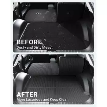 Коврики для Hyundai Ioniq5 2025 2025 2025 2025 Всепогодный передний задний грузовой коврик Полный комплект Защита спинки багажника Коврики