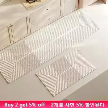 Коврики для кухни, нескользящие, впитывающие, кухонные, диатомитовые, длинные, коврики для ванной, простые, легко моющиеся, коврики, декор 1PC 40x60cm