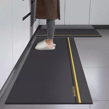Коврики для кухни Nordic Solid, водонепроницаемые кухонные ковры, впитывающие коврики для входной двери, длинные коврики для прихожей и балкона 45CMx70CM
