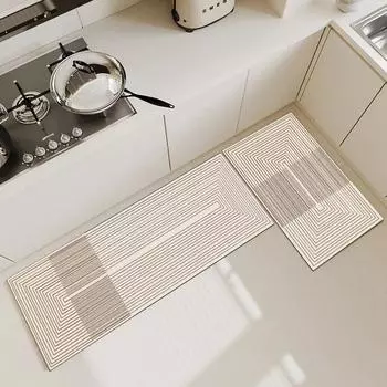 Коврики для кухни, впитывающие воду, нескользящие напольные коврики, длинные моющиеся коврики для кухни, быстросохнущие входные коврики, ковры с полосатым принтом 40x60cm