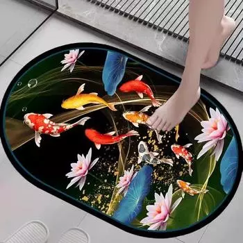 Коврики для кухонной раковины, впитывающие коврики для бытовой двери, грязеотталкивающие, впитывающие, диатомовые, мягкие коврики, нескользящие коврики 40x60cm белый