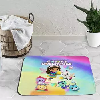 Коврики для кукольного домика Габби, детские модные нескользящие ковры с героями мультфильмов для гостиной, спальни, гостиной, коврик для детской комнаты 1