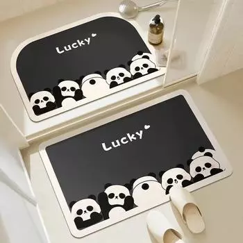 Коврики для пола из диатомита Коврики для пола для ванной комнаты Водопоглощающие нескользящие коврики для ног Коврик для входной двери 40*60cm