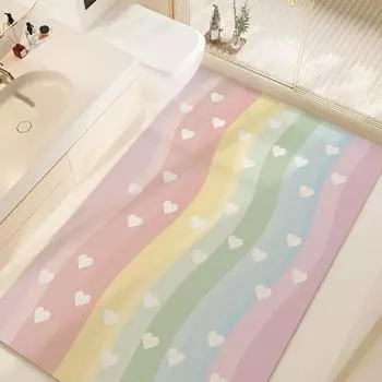 Коврики для пола из диатомовой грязи — небольшие и свежие, для домашнего туалета, ванной комнаты, коврики от муравьев, впитывающие коврики для двери ванной комнаты 50 * 80cm