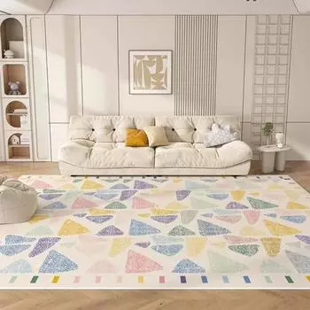 Коврики для пола с рисунком из мультфильмов, для гостиной, дивана, спальни, прикроватные коврики, нескользящие, износостойкие, легкие в уходе, звукоизоляционные 50x80cm