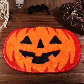 Коврики для пола с тыквами на Хэллоуин, имитация кашемира, коврики для прихожей, спальни, ванной комнаты, нескользящий коврик для входной двери