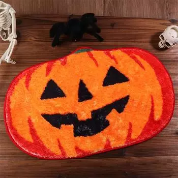 Коврики для пола с тыквами на Хэллоуин, имитация кашемира, коврики для прихожей, спальни, ванной комнаты, нескользящий коврик для входной двери one size