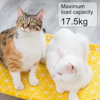 Коврики для сна для маленьких собак и кошек, дышащие, удобные, моющиеся, для сна домашних животных, ткань жёлтый