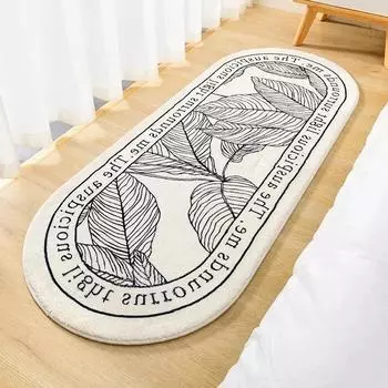 Коврики для спальни, мягкие плюшевые длинные ковры, нескользящие коврики для входной двери, коврики для ванной комнаты, детские комнаты, декоративные ковры для гостиной 40x60 S