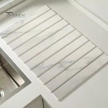 Коврики для сушки посуды, складные диатомовые коврики, быстросохнущие, экологически чистые, абсорбирующие, диатомовые коврики для посуды, бутылок, чашек, многоцелевой кухонной столешницы E 40