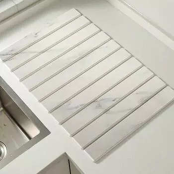 Коврики для сушки посуды, складные диатомовые коврики, быстросохнущие, экологически чистые, абсорбирующие, диатомовые коврики для посуды, бутылок, чашек, многоцелевые кухонные коврики C 40