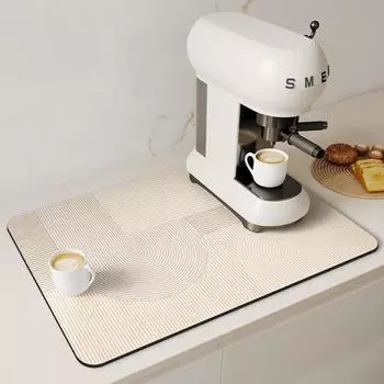 Коврики для сушки посуды, впитывающий коврик для кофемашины, водонепроницаемый, быстросохнущий коврик для столешницы, нескользящий подстаканник для посуды, кухонная утварь 30x40 cm