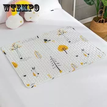 Коврики для тети из чистого хлопка, лунный коврик для физиотенез, водостойкий коврик для мытья в воде, коврик для детской мочи, герметичный поддельный коврик 50*70 см/70*100 см/90*160 см 50*70cm