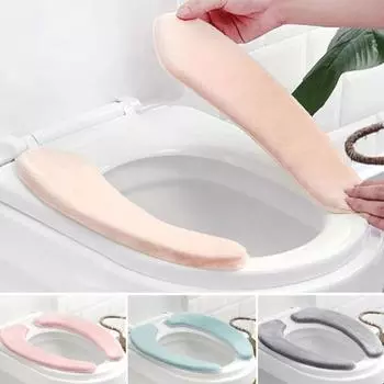 Коврики для унитаза, утолщенные, сохраняют тепло L зелёный