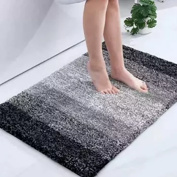 Коврики для ванной комнаты, очень мягкие, впитывающие, из микрофибры, коврики для ванной, нескользящие, плюшевые, мохнатые, коврики для ванной, машинная стирка, сушка, коврик для ванной, пол, ванна, душ 40x60cm