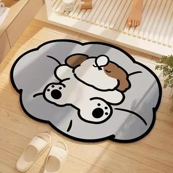 Коврики для ванной комнаты, впитывающие противоскользящие коврики для ванной, диатомовая грязь, коврики для ног в туалете, коврики для двери, ковры 50*80cm