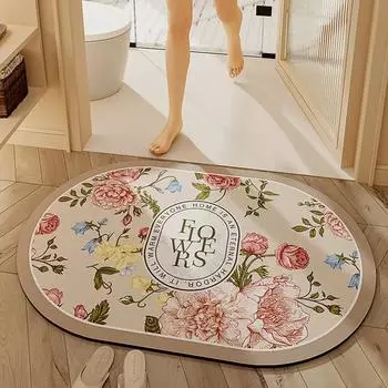 Коврики для ванной в скандинавском стиле, противоскользящие коврики для ванной, коврики для ног, быстросохнущие коврики для душа, туалетные коврики, дверные коврики, моющиеся для гостиной 40cmx60cm