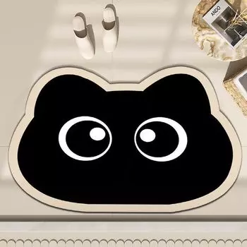 Коврики из диатомита в форме мультяшного кота Коврики для входной двери Коврики для ванной Коврики для ванной 30*40cm