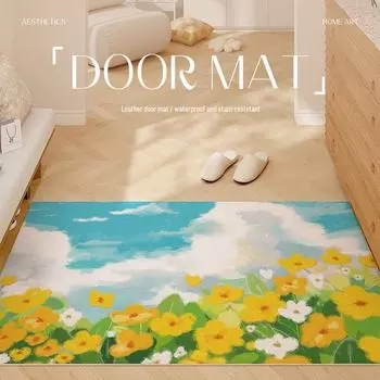 Коврики из ПВХ, устойчивые к грязи, легко чистятся одним протиранием; можно обрезать для соответствия размерам входов. 50x80cm