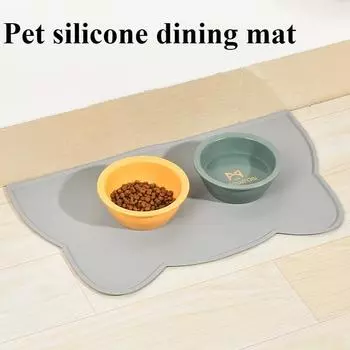 Коврики из силикона для домашних животных не пропускают жидкости, не скользят, водонепроницаемы, легко чистятся, подходят для ежедневного использования, коврики и салфетки для кошек и собак розовый