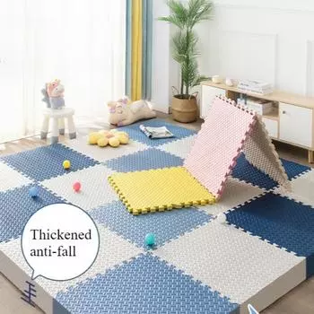 30*30 см спортивный коврик с защитой от ударов и прожилками листьев, однотонный, для дома и спортзала, защитный коврик для йоги, для ежедневного использования 1pc