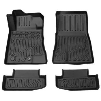 Коврики напольные коврики ковры для 2015- Ford Mustang всепогодные TPE резиновые 3шт