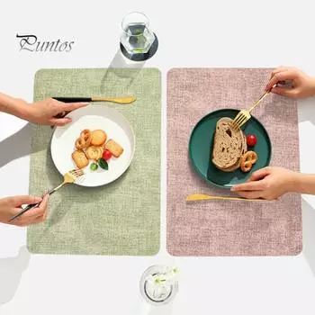 Коврики под стол из искусственной кожи, внутренние коврики под стол для обеденного стола, наружные коврики под стол, каминные коврики, индивидуальные квадратные нескользящие моющиеся коврики для стола для дома светло-серый