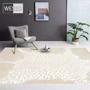 Коврики с леопардовым принтом для гостиной, напольный коврик для детской комнаты, украшения для спальни, нескользящий кухонный напольный коврик, абсорбирующий 40x60cm 1pcs