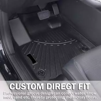 Коврики TPE для Hyundai Santa FE 2025 года выпуска на 6/7 мест, всепогодная защита, напольный коврик, коврик в багажник (Негибридный)