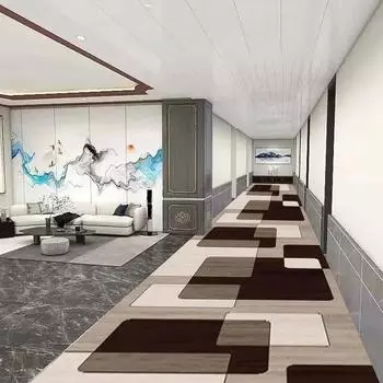 Ковровая дорожка для коридора Nordic Home, ковры для длинного коридора отеля, 3D-коврик для гостиной, моющийся коврик для прихожей в проходе дома 60x200cm 23.6x78in