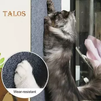 Ковровая плитка самоклеящаяся противоскользящая многоразовая защита от царапин кошки ремонт пола защитный коврик простая установка своими руками для стен полов диванов автомобилей S светло-серый