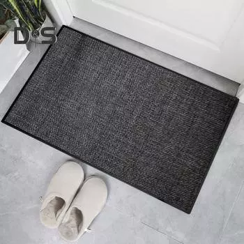 Ковровое покрытие для пола Быстросохнущий Нескользящий Износостойкий Суперабсорбент Устойчивый к царапинам Сухой коврик для спальни, ванной комнаты, гостиной 40x60cm светло-серый