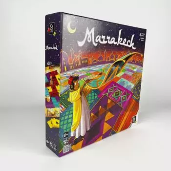 Ковровый магнат МАРРАКЕШ: Образовательная настольная игра для 2–4 игроков для семей и детей