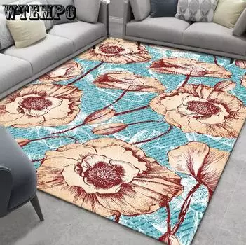Ковры Art Rugs Минималистский ковер для гостиной Уютный ковер для спальни Нескользящие ковры большой площади Ковры с легким уходом Легкое хранение Ковер 80*120cm