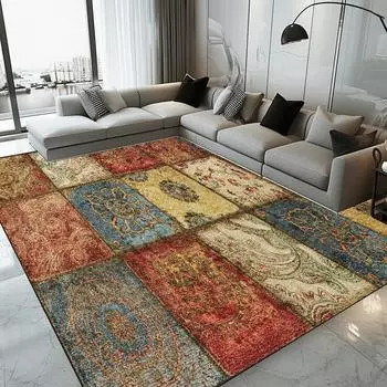Ковры Bohemia Retro для гостиной, классический домашний декор, роскошные ковры, большие коврики для журнального столика, нескользящий коврик для спальни 60x90cm 23.6x35.4in