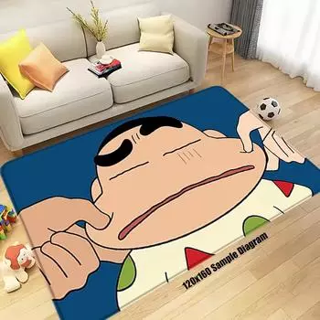 Ковры для гостиной, коврик для ног, коврик для прихожей, кавайный коврик для коридора, коврики для пола, нескользящий коврик Crayon Shin-chan, ковры для кухни 40x60cm-mini