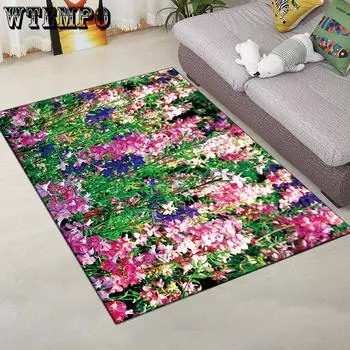 Ковры Magic Pink Area Rugs Абстрактные ковры с изображением солнца и цветов Ковры для гостиной, спальни, стульев, коврики для домашнего декора 40*60cm