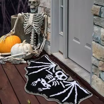 Ковры на Хэллоуин 20 X 30 дюймов, стеганые, нескользящие, для ванной комнаты, входной двери, гостиной, коврики